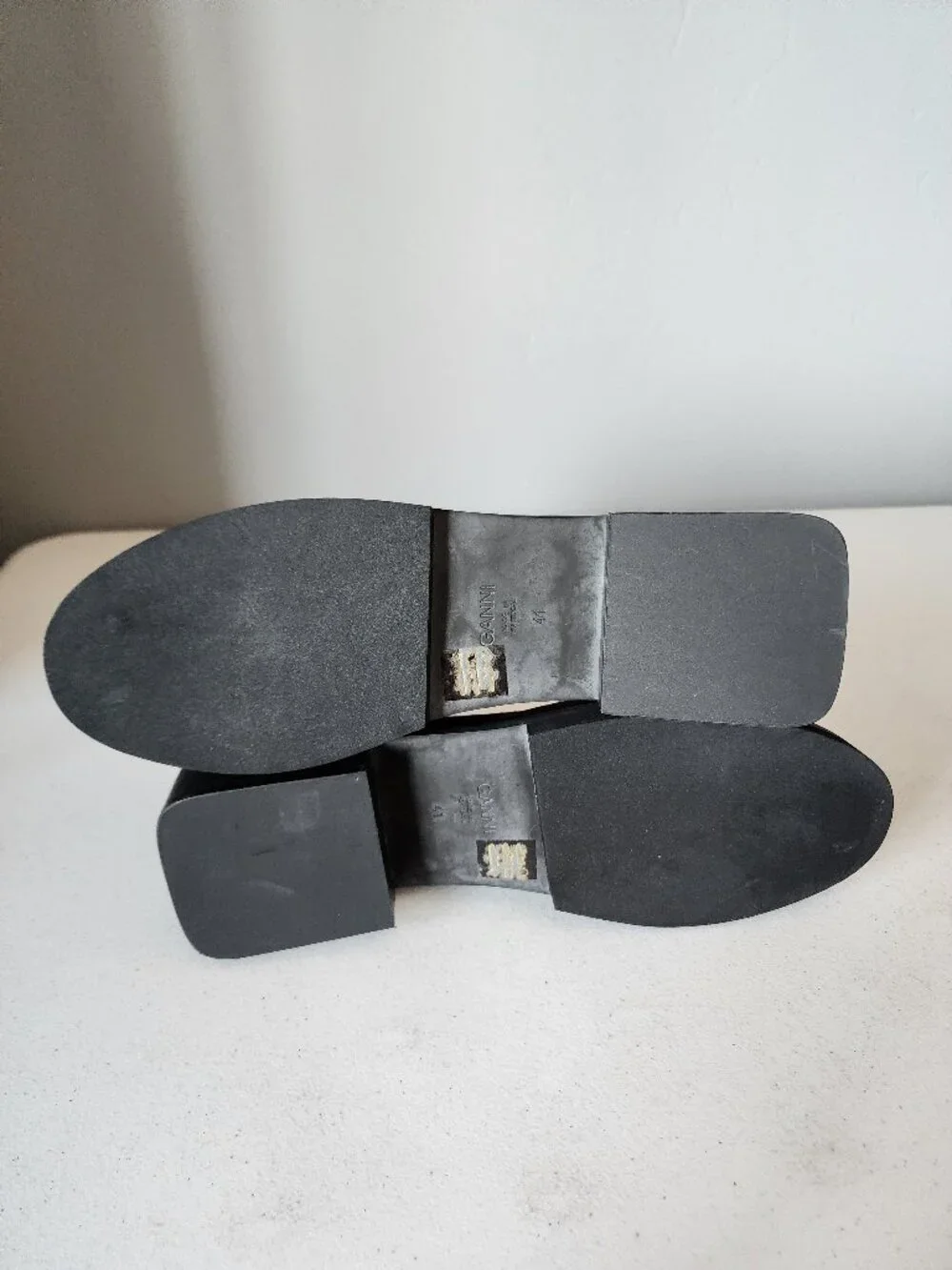Ganni Brown Suede Loafer 